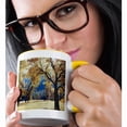 thumbnail image 2 of 3drose, California, Yosemite, California Black Oak Tree, 15oz Two-tone Yellow Mug, 2 of 6