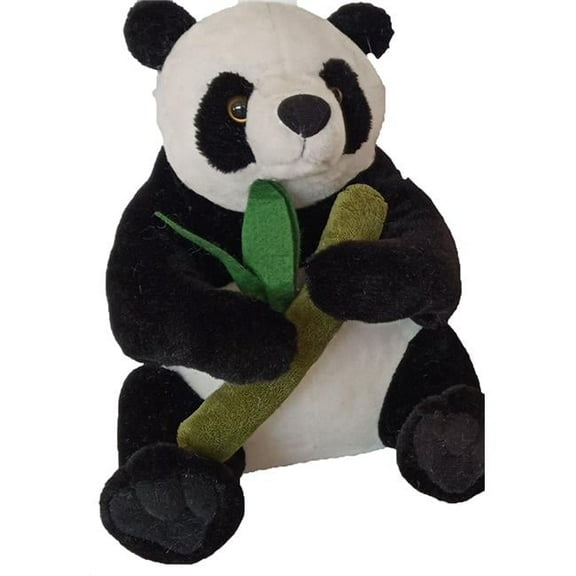 Panda Plush Stuffed Animal with Bamboo 11.5" Tall