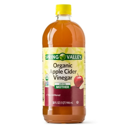 (2 Pack) Spring Valley Organic Apple Cider Vinegar, 32 fl. (Best Way To Take Apple Cider Vinegar For Weight Loss)