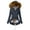 Dark Blue, variant on Rollbacks & More LEBONYARD Clearance Coats for Women,Womens Ladies Warm Jacket Winter Solid Turn Coat Hooded Collar Lambswoo Outerwear Red XL