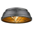 thumbnail image 4 of Golden Lighting Bartlett 2-light Flush Mount in Copper Patina, 4 of 4