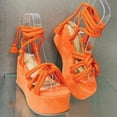 thumbnail image 6 of Daolelai Fashionable Spring and Summer High-Heeled Wedge-Heeled Women's Sandals with Straps, Open Toe and Breathable, 6 of 6