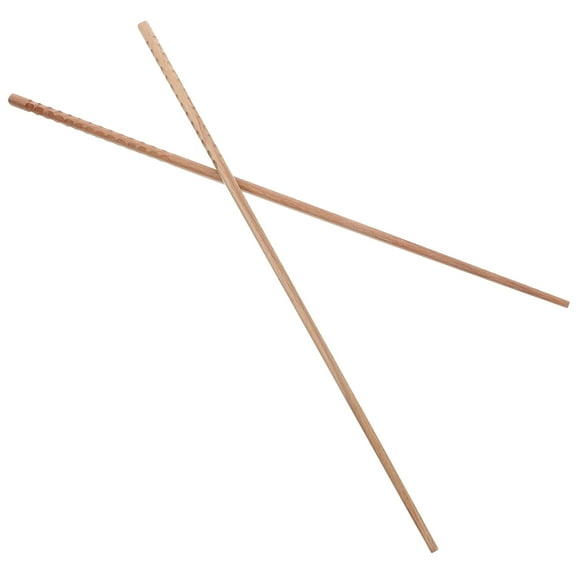 IDEANATEGRATE 1 Pair Wooden Cooking Chopsticks Reusable 16.51in
