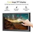 thumbnail image 4 of TFixol 7 Inch Screen Portable Monitor 1024*600 Resolution IPS Panel LCD Capacitive Monitoring Display with Speakers, 4 of 7