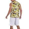 thumbnail image 2 of Xecao Lilies Flowers print basketball shirt for both men and women, a unisex basketball jersey perfect for theme parties-X-Large, 2 of 6