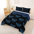 thumbnail image 2 of Feelyou Moth Skull Queen Comforter Set, Bohemian Style Bedding Comforter Set, 3-Piece, 2 of 7