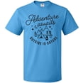 thumbnail image 3 of Inktastic Adventure Awaits Outside in Nature with Tent and Mountains T-Shirt, 3 of 5