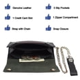 thumbnail image 4 of Black Trucker / Biker Wallet with Chain and Snap Belt Loop, 4 of 7