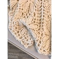 thumbnail image 4 of Suéter boho de crochet talla grande beige 1XL de MakeMeChic, 4 of 7
