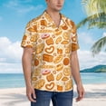 thumbnail image 3 of Fotbe Various Bread Camisa Hawaiana para Hombre Unisex – Camisa Casual de Verano con Botones de Manga Corta de Algodón y Lino,XX-Large, 3 of 7