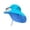 Z05-Blue, variant on LRen Kids Solar Powered Fan Hat for Outdoor Adventures Wide Brim Summer Cap with USB Rechargeable Fan and UPF 50 Sun Beige(供应商口哨颜色随机发货)