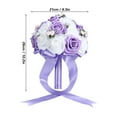 thumbnail image 5 of Artificial Wedding Bouquet Bridal Holding Flower Decoration For Wedding Marriage Proposal Ceremony, 5 of 11