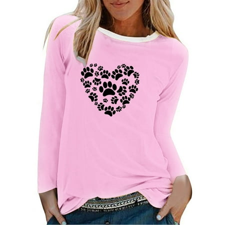 

Inkach Womens Bears Paw Love Pattern Tupper Garment