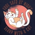 thumbnail image 3 of CafePress - Sleep With A Cat Sweatshirt - Pullover Hoodie, Classic, Comfortable Hooded Sweatshirt, 3 of 4