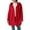 Red, variant on Cute Cardigans Women Hooded Button Down Long Sleeve Casual Solid Color Knit Sweater Jacket For Everyday Comfort Lightweight Cardigans