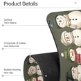 thumbnail image 4 of Yayeee Faucet Mat for Kitchen Sink 14.7" Diatomite Long Splash Guard Pad, Beige Snowmen, 4 of 7