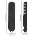 thumbnail image 5 of SIEYIO Convenient 2 in 1 Folding Comb for Men with Fine and Wide Tooth Designs for Quick Hair Beard and Mustache Styling, 5 of 19