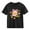 Black, variant on Juslio Girl Cute T Shirts Casual Short Sleeved, Tops Comfortable Breathable Crew Neck Shirts Sizes 2-18