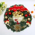 thumbnail image 2 of Advancent Guirnalda de Navidad de simulación Artificial, colgante de vacaciones interesante, diseño de escena, puerta delantera, ventana, Kits de decoración para fiestas, 2 of 5