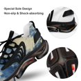 thumbnail image 7 of Blue Chinoiserie Toile Walking Shoes for Men Woman Lightweight Tennis Fashion Elastic Sports Shoes Cushion Basketball Shoes, 7 of 7