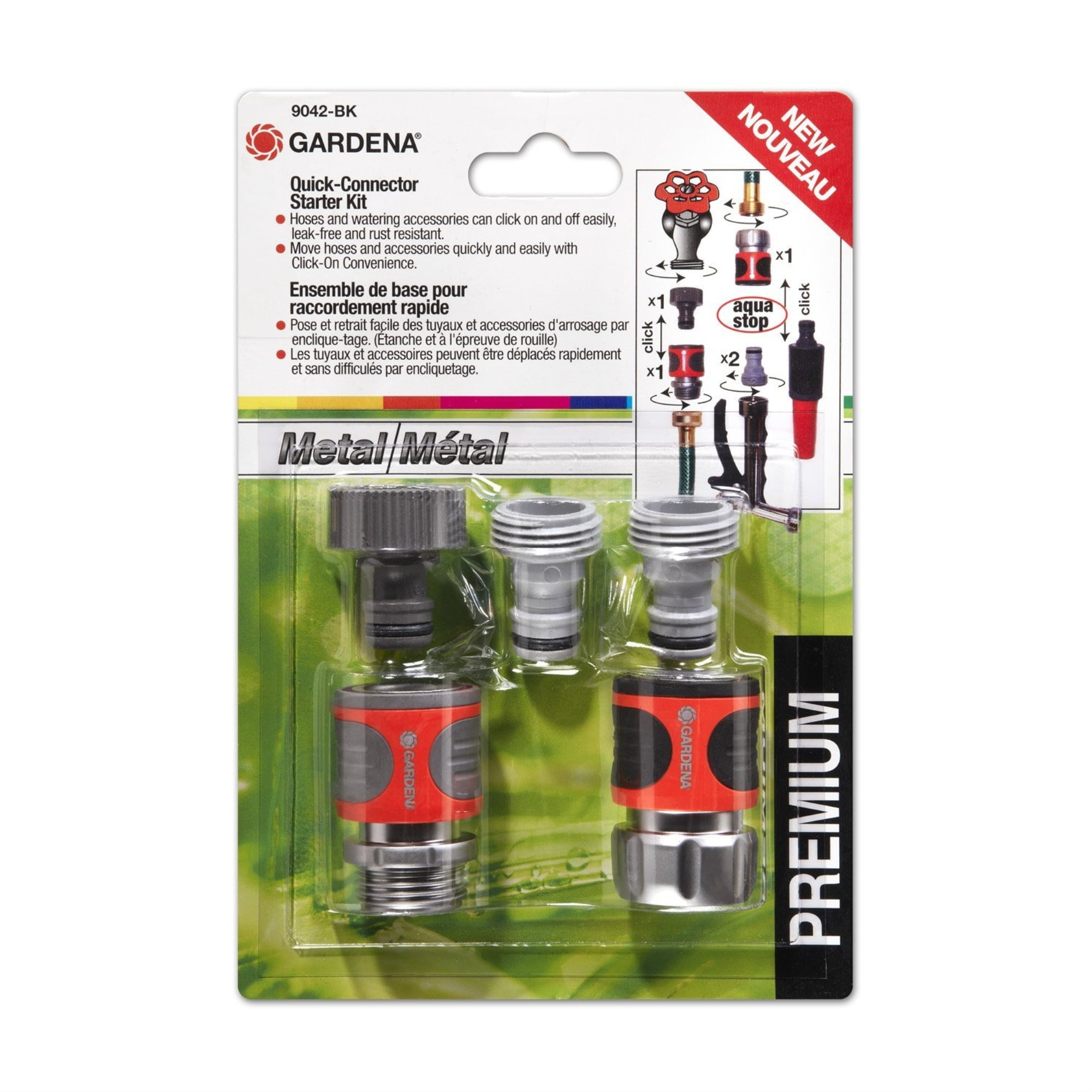 QUICK CONN SET 5/8"&1/2" (Pack of 1)