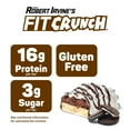 FITCRUNCH Milk and Cookies, High Protein Baked Bar, 16g Protein, 5ct