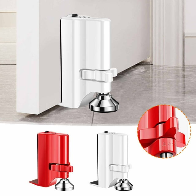 Vaidha Butée de Porte Alarme Sécurité Garde Amovible Qualité Industrielle Butée de Porte Famille Hôtel Double Protection Disponible en Rouge et Blanc