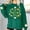 A913 Green, variant on St. Patrick's Day Sweatshirt for Women Large Clover Graphic Long Sleeve Crewneck Casual Loose Fit Festival Apparel Holiday Gift