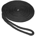 thumbnail image 1 of 5/8" X 25' Premium Double Braid Dock Line, Black, 100% Nylon, 1 of 2