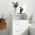 thumbnail image 5 of Llinc Store Bathroom Standing Storage Towel Cabinet with 3 Drawers, Tub or Toilet Side Cabinet, 5 of 8