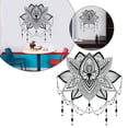 thumbnail image 2 of Mandala Lotus Vinyl Wall Sticker Lotus Flower Datura Zen Decor Decals Sticker, 2 of 9