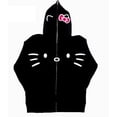 thumbnail image 1 of Sanrio-Sudadera gótica con estampado de Hello Kitty Spider para mujer, cárdigan suelto de estilo Punk, abrigo para parejas, sudaderas con capucha para Halloween, Otoño, nuevo, 1 of 4