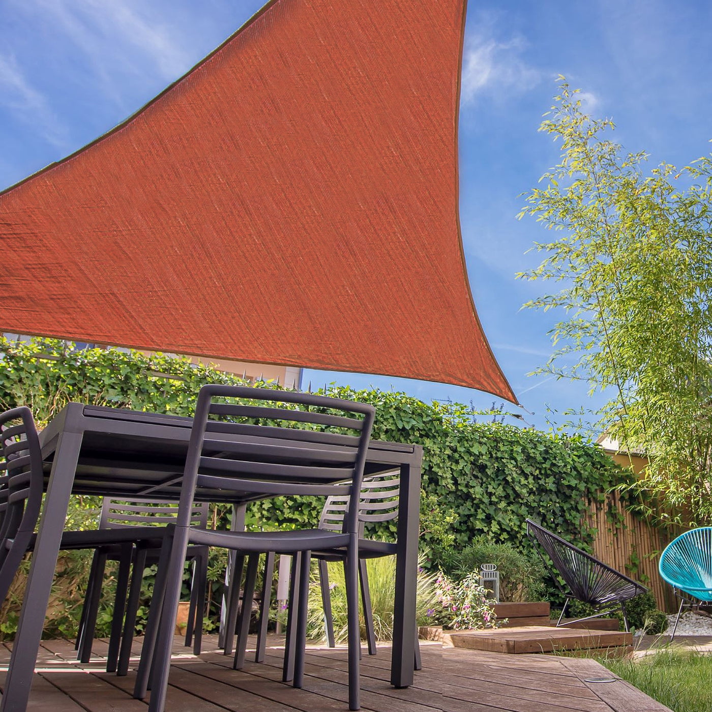 Backyard Expressions 10' x 10' x 10' Sun Shade Sail for Patio Available ...