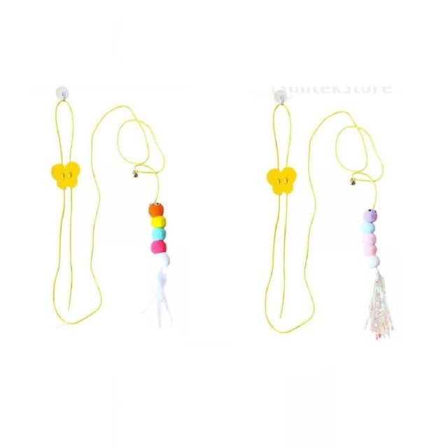 Juguetes divertidos para gatos,Tipo de puerta colgante retráctil de juguete divertido para gatos,Cuerda para rascar gatos Suministros para mascotas Juguetes interactivos,Juguete para jugar con Yinane Juguetes divertidos para gatos