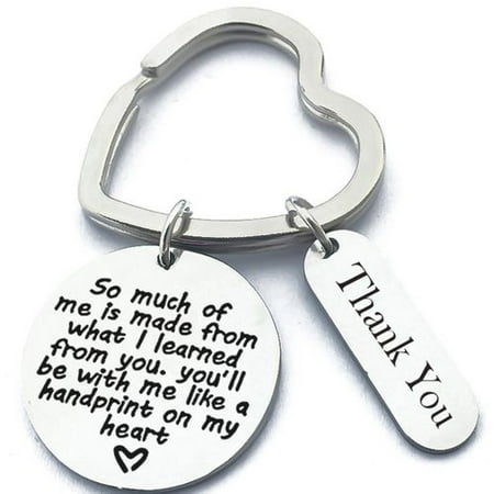 Fancyleo GIFT FOR TEACHER - Teacher Appreciation Gift Keychain Key Chain Ring Christmas Jewelry for Teacher