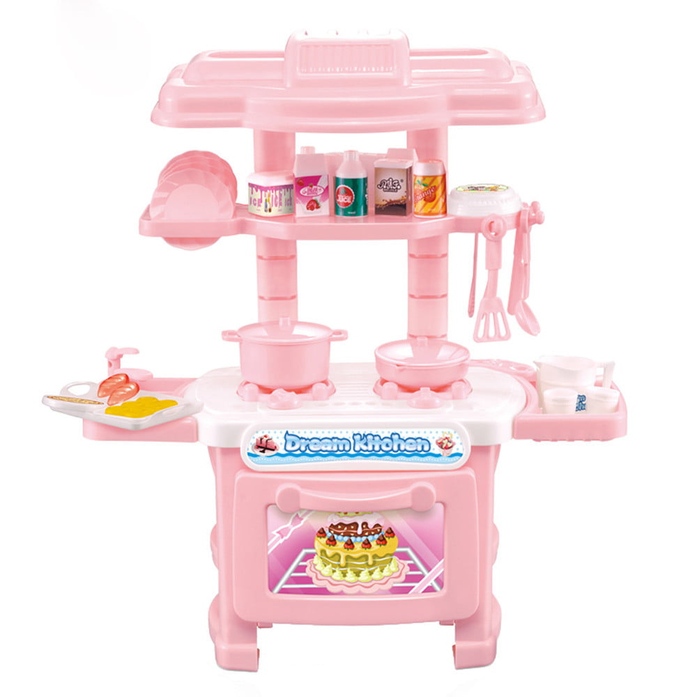 Details about   Kitchen Play Set Pretend Baker for Kids Toy Cooking Playset Girls&Boys Xmas Gift 