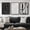 Black and White Dialogue-16" W X 24" H X 3pcs, variant on Canvas Art Prints Black and White Dialogue 16" W X 24" H X 3pcs Abstract Wall Decor