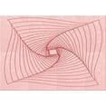 thumbnail image 1 of Ahgly Company Machine Washable Indoor Rectangle Transitional Pastel Red Pink Area Rugs, 6' x 9', 1 of 7