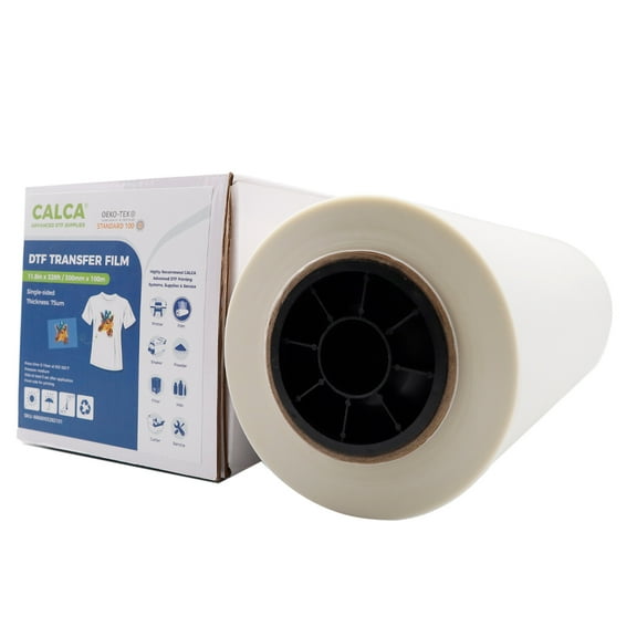 Sample QOMOLANGMA Pro 11.8in x 32.8ft DTF Transfer Film Premium Roll Warm Peel US Stock