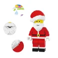 thumbnail image 6 of Small Diamond Building Blocks 1910pcs Santa Claus Action Figures Building Bricks DIY Assembly Christmas Gifts For Kid Toy, 6 of 9