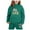 Dark Green, variant on Girls Outfits Set Comfortable Long Sleeve Hoodie Sweater and Pants for Outdoor Play Stylish Casual Wear for Young Girls