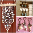 thumbnail image 4 of Colgantes Charm BB Beadthoven, 117 unidades, diseño natural de concha de almeja, 2,2 cm, 4 of 8