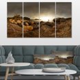 thumbnail image 1 of Panorama de la Forêt Rocheuse Brune - Impression sur Toile, 1 of 3