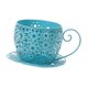thumbnail image 2 of Maceta decorativa hierro para jardín, maceta artística metal con forma taza café, para restaurante, mesa jardín, regalo., 2 of 9