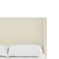 thumbnail image 6 of Noble House Harper Indoor Upholstered Metal Tall Headboard Queen Bed, Beige Boucle, 6 of 11