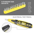 thumbnail image 4 of DNA Motoring TOOLS-00012 Yellow 46 PCs Home Hand Tool Set Electonic Repair Precision Screwdriver Voltage Tester Hammer Plier DIY Kit, 4 of 6