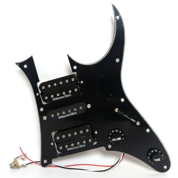 Guitar Prewired Loaded Pickguard, with HSH Humbucker & single coil Pickups, For Ibanez Guitar