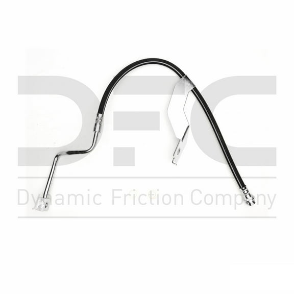 Front Left Dynamic Friction Company Brake Line Hose 350-54468 For 2013-2016 Ford F-250 Super Duty, 2013-2016 Ford F-350 Super Duty