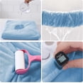 thumbnail image 4 of Baby Bath Towel Hooded Ultra Soft Hooded Towel Highly Absorbent Bathrobe Blanket Toddlers-Extra Large 28" x 55" Blue, 4 of 4