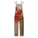 thumbnail image 5 of Monos estampados con cordones y pantalones cargo para mujer Monos holgados con tirantes y estampado abstracto de verano Fridja  alkflakhf36975, 5 of 5
